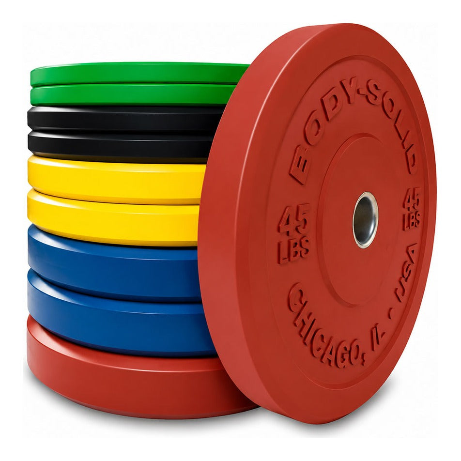 Body-Solid 260 lb Bumper Plate Sets, view 3