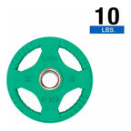 Body-Solid ORC10 Color Grip Plate Green 10lb, view 2