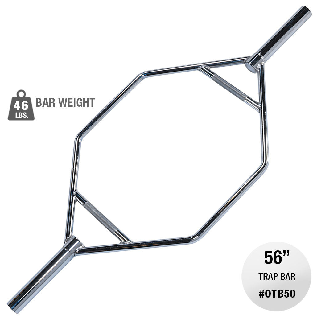 Body-Solid OTB50 Oly Shrug Bar - Handles 25" apart - 25.5mm