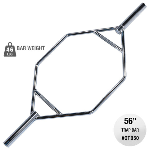 Body-Solid OTB50 Oly Shrug Bar - Handles 25" apart - 25.5mm