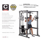 Body-Solid GPR378 Power Rack w/ GLA378 Lat Attach