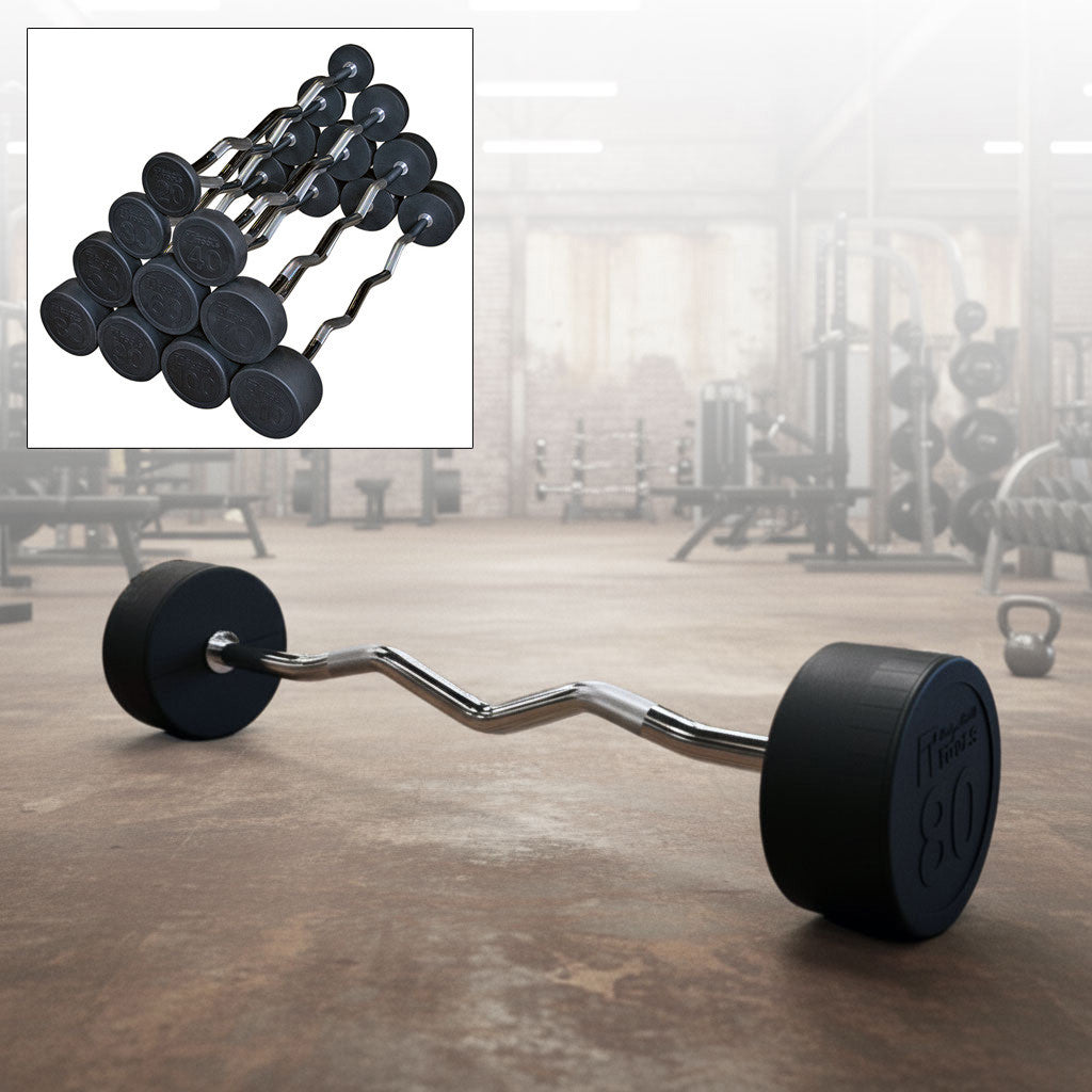 SBZ Fixed Curl Barbells - photo 1