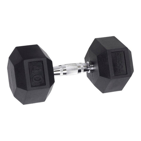 Body-Solid SDR50 Rubber Hex Dumbbells 50 lb (Pair)
