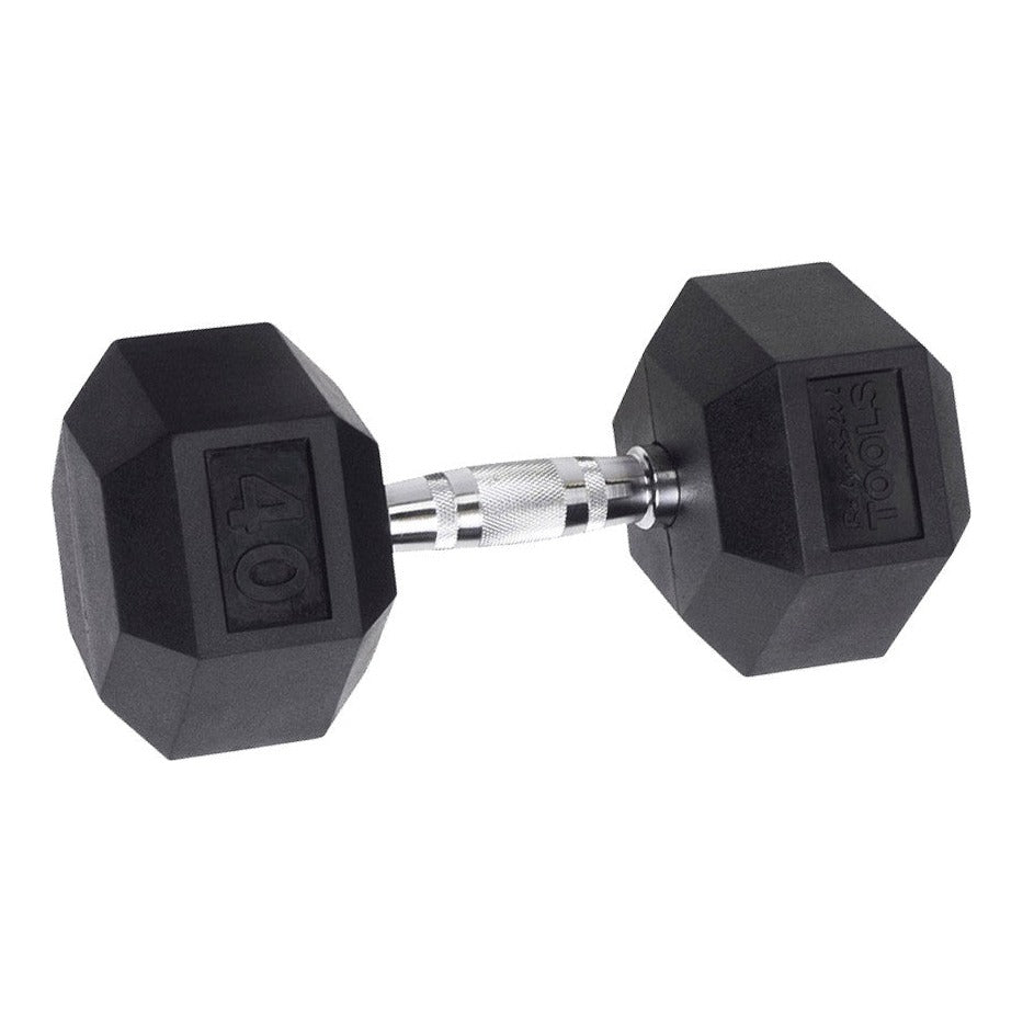 Body-Solid SDRS900 Rubber Hex Dumbbell 80-100lb pairs