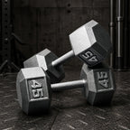 Body-Solid SDX85 Cast Hex Dumbbells 85 lb (Pair), view 2