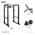 GPR400 power rack package with GFID31B bench and 255 lb cast iron plate set
